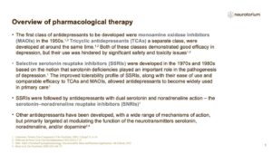 Overview of pharmacological therapy
